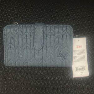 NEW Lug Tram VL (vegan leather) wallet in slate blue